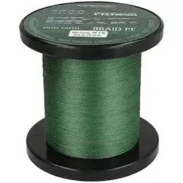 Шнур Kalipso Power Braid Moss Green 1000m 0.20mm