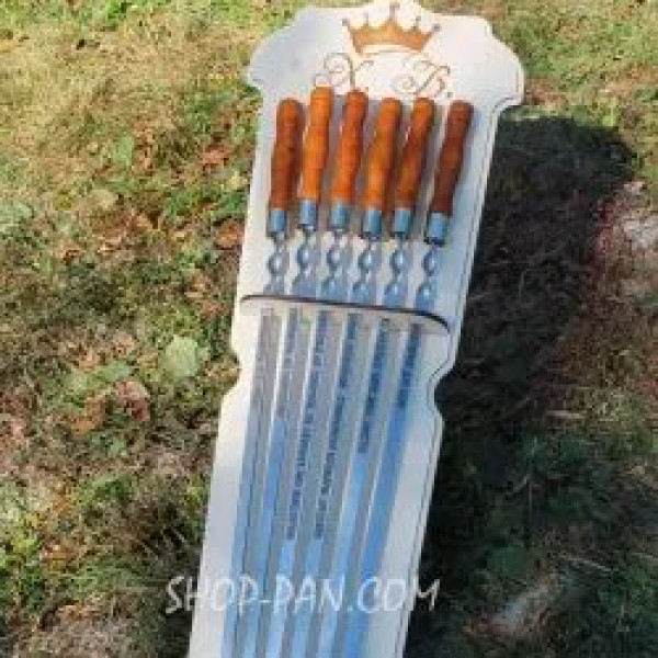 Настенная подвеска для шампуров с эксклюзивной печатью, из натурального дерева, стильный органайзер для хранен
