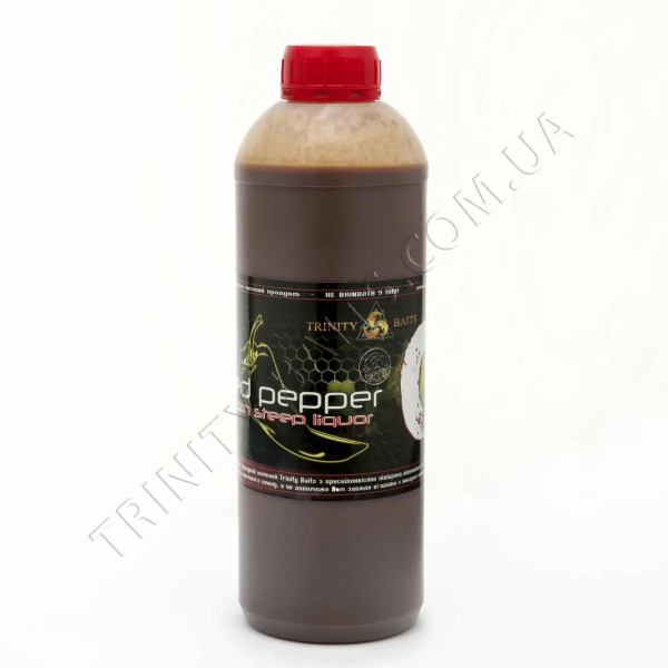 CSL Лікер Trinity Baits Red Pepper 3л, натуральний, для коропа, розчинний у холодній воді