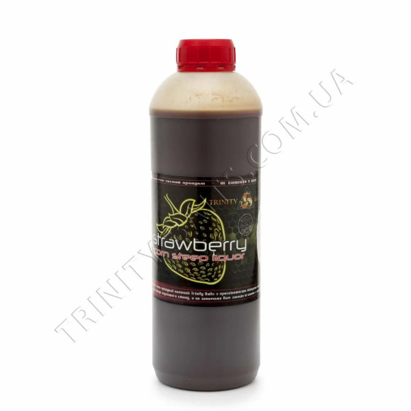 CSL Лікер Trinity Baits Strawberries 3л, натуральний, для коропа, розчинний у холодній воді