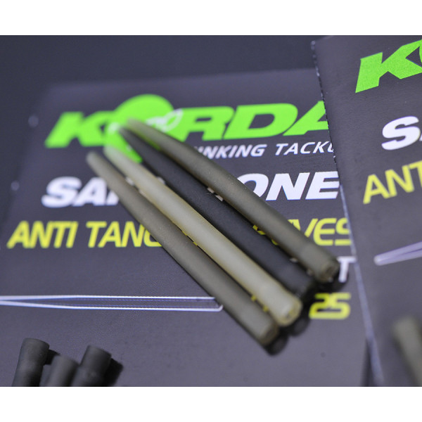 Korda Anti Tangle Sleeves Weed — конусний протизакручувач для повідця, карпові монтажі, захист від перехльосту, маскувальний колір