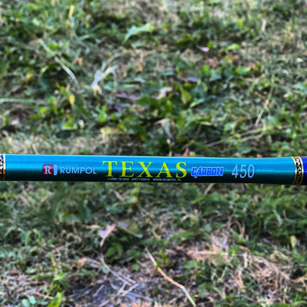 Вудка махова Rumpol Texas Carbon Джокер 4.50 м