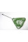 Подсак BREEZE HB001-240703 треугольный 70x60 см, зелёная мелкая нейлоновая сетка, металлическая телескопическа