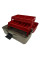 Рибальський ящик Eclipse 3020BG Grey/Red з 2 полицями 350×200×190 мм органайзер для снастей пластиковий з перегородками