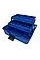 Рибальський ящик Eclipse 3020BL Blue з 2 полицями 350×200×190 мм поліпропілен органайзер для снастей з перегородками