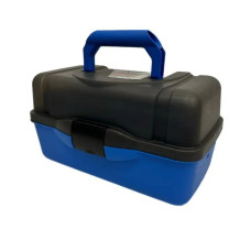 Рибальський ящик Eclipse 3020BL Blue з 2 полицями 350×200×190 мм поліпропілен органайзер для снастей з перегородками