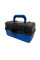 Рибальський ящик Eclipse 3020BL Blue з 2 полицями 350×200×190 мм поліпропілен органайзер для снастей з перегородками