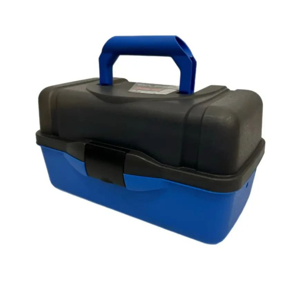 Рибальський ящик Eclipse 3020BL Blue з 2 полицями 350×200×190 мм поліпропілен органайзер для снастей з перегородками
