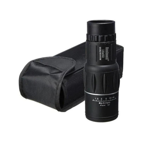 Монокуляр Bushnell 16х52 з чохлом і серветкою для лінз