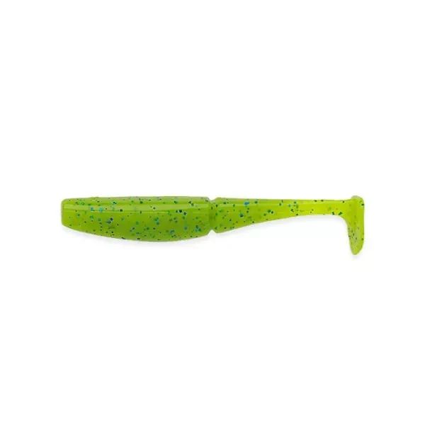 Силіконова приманка UPSTREAM Fusion 2.5″ #313 green apple — їстівний віброхвіст для щуки, судака, окуня, джиг, ароматизований, акт