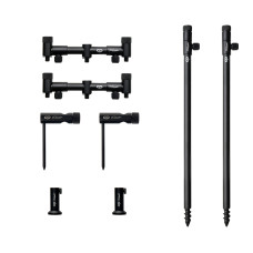 Набір стійок із буз-барами для двох вудлищ Carp Pro Rondel 2 Rods Stand Kit