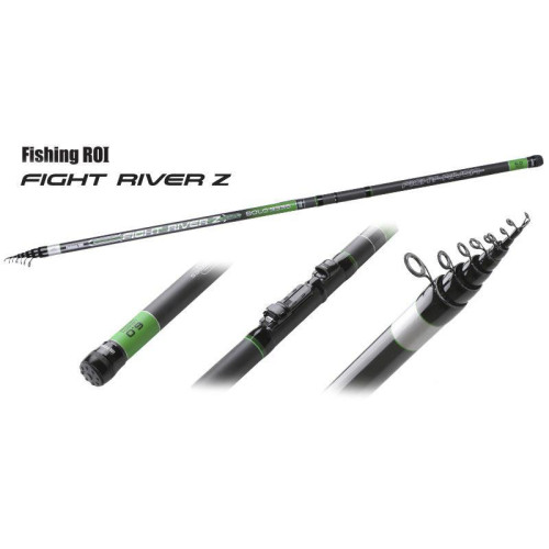 Вудлище Fishing ROI Fight River Green 9334 400 10-30gr для поплавкової риболовлі на течії