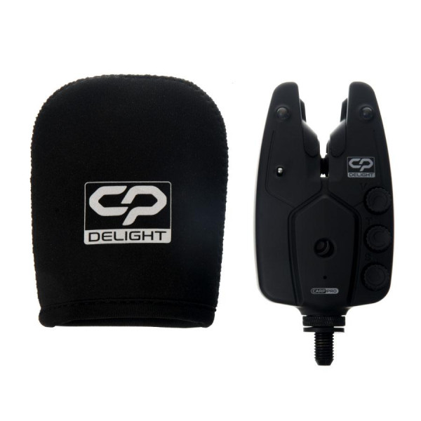 Набір електронних сигналізаторів покльовки Carp Pro Delight 2+1 з ресивером, Snag Ears, нічним режимом, в кейсі