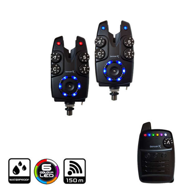 Набір сигналізаторів клювання World4Carp Sensor X Набір 5+1 Набір 2+1