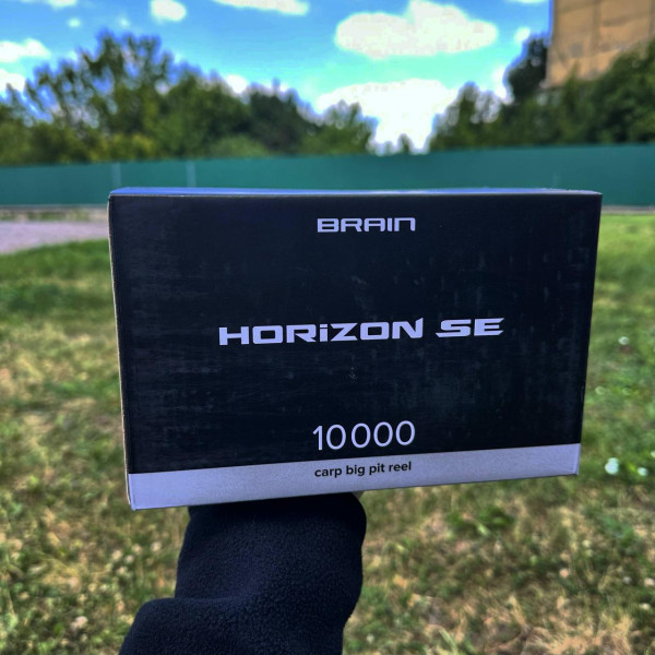 Безінерційна котушка Brain Horizon SE 10000 для коропової ловлі, 11+1 підшипник, передній фрикціон, шпуля 10000