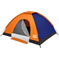 Палатка туристическая Skif Outdoor Adventure I, 2-местная, 200x150x110 см, Orange-Blue, тент, москитная сетка
