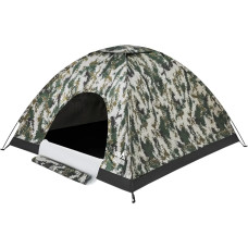 Палатка туристическая Skif Outdoor Adventure I, 3-местная, 200x200x135 см, Camo, тент, 1 вход, москитная сетка