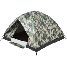 Палатка туристическая Skif Outdoor Adventure II, 3-местная, 200x200x135 см, Camo, 2 входа, влагозащита, тент