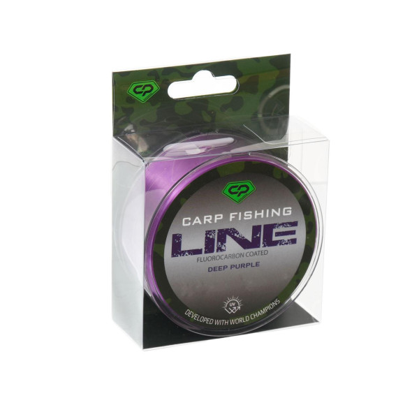 Леска Carp Pro Diamond Carp Fluorocarbon Coated Deep Purple 1000 м 0.309 мм – тонущая флюорокарбоновая карпова
