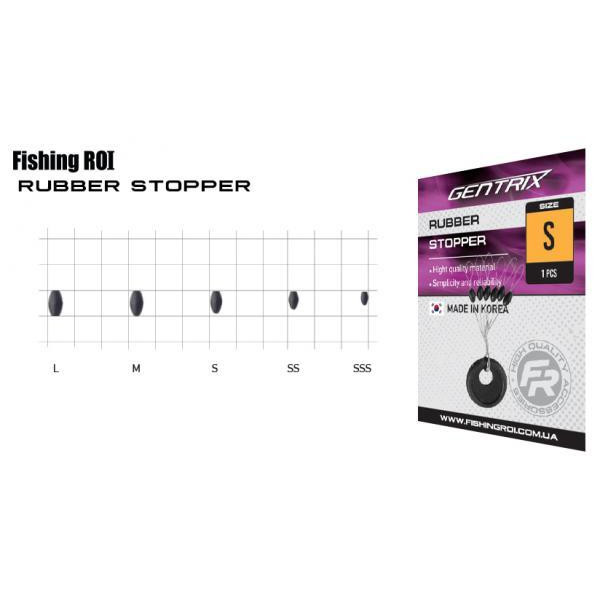 Стопор Fishing ROI SSS 707-29-SSS, розмір SSS, пластиковий стопор для фіксації бойлів і насадок, карповий аксесуар, 1 шт в упаковц
