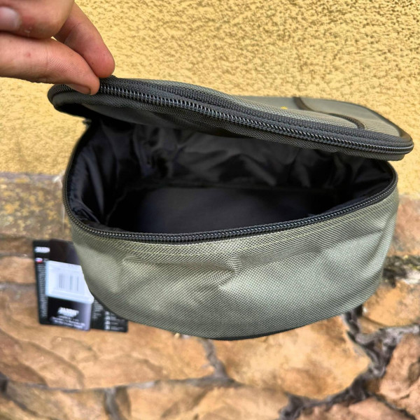 Чохол для котушки Rumpol JAXON 2000-2500, хакі, напівжорсткий захист для спінінгових і фідерних котушок