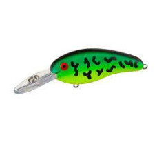 Воблер BOMBER Deep Flat A2, 1/2 IN 3/8 OZ, Fire Tiger, для глубоководной ловли хищной рыбы