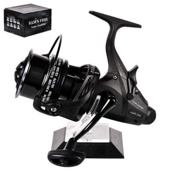Катушка карповая с бейтранером "Trophy carp" 8000 6+1bb 5.1:1