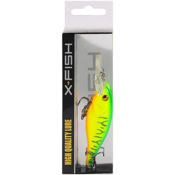Воблер X-Fish Beaver 70F 70мм 10.5г шед заглиблення 1.8-2.5м для щуки та окуня #050