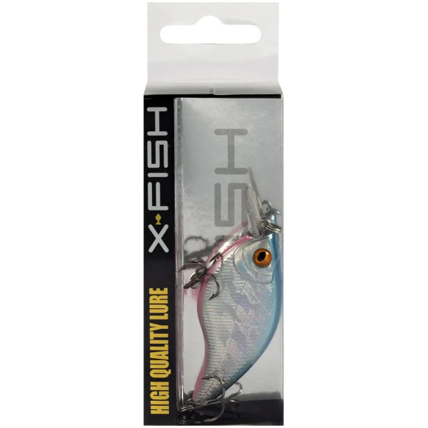 Воблер X-Fish Bobby 60F 60мм 9.5г плаваючий шед заглиблення 1.8-2.3м для щуки окуня жереха головня колір #024