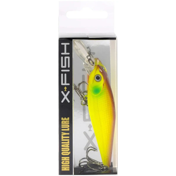 Воблер X-Fish Robber 80F 80мм 9.5г шед для щуки окуня жереха (0.5-1.0м)