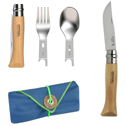 Нож многофункциональный Opinel No 8 VRI Inox Picnic+