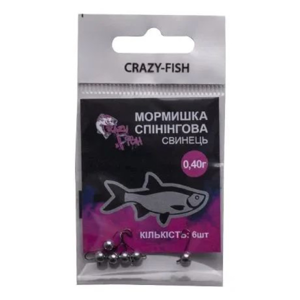 Мормишка свинец 0.40г 6 шт