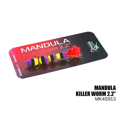 Мандула Killer Worm 4 сегмента 2,2"