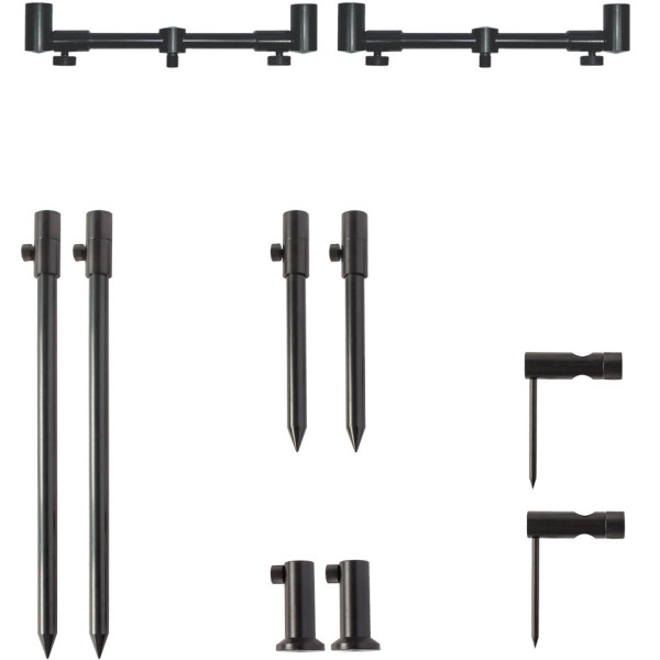 Набір стійок із телескопічними буз барами World4Carp Stand Kit Universal MAX 2