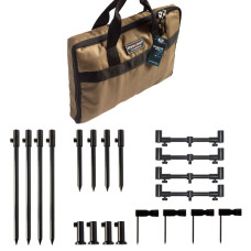 Набір стійок із телескопічними буз барами World4Carp Stand Kit Universal MAX 4