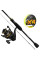 Спінінговий набір Flagman Blackfire: Удилище + Котушка Flagman Stinger + Шнур Flagman Blackfire PE X-4 150м