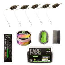 Готовий набір для коропового монтажу на 5 монтажів Carp Pro Method Set