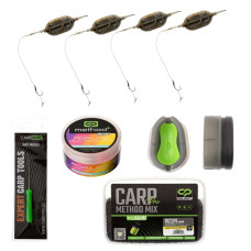 Готовий набір для коропового монтажу на 4 монтажів Carp Pro Method Set