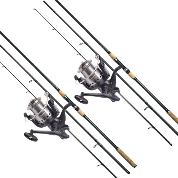 Набор для карпфишинга на два удилища BratFishing ASPID Carp + катушки Flagman Magnum CARP Feeder 6000 3.6
