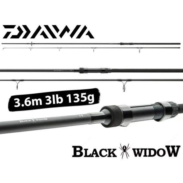 Коропове вудлище Daiwa Black Widow 3.6 m 3lb (135г) 2-х складене.