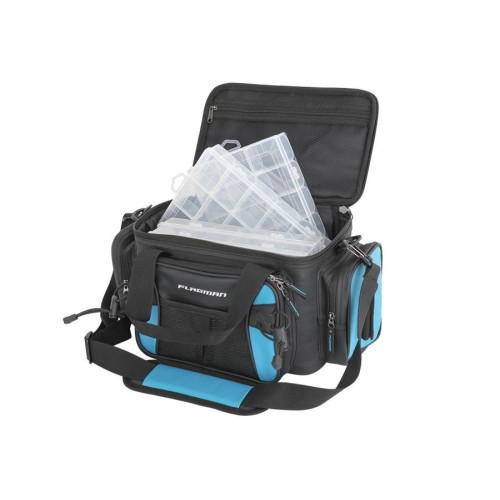 Сумка спиннинговая Flagman Lure Bag з 4 коробками 41х25х20см Краща сумка для снастей!