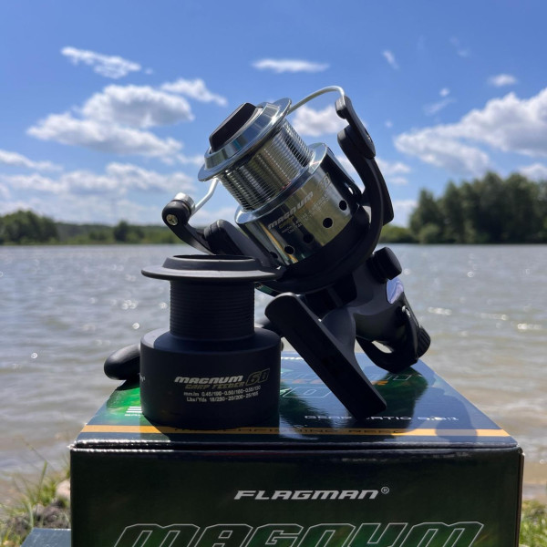 Карповий набір Flagman Magnum Black Carp: 3 вудилища + котушки з бейтранером + род-под Carp Pro
