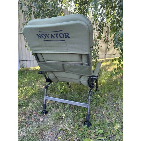 Крісло Novator  коропове SR-14 Easora Регульоване 0–180° 72 см Сидіння Oxford 1200 | Сталевий каркас