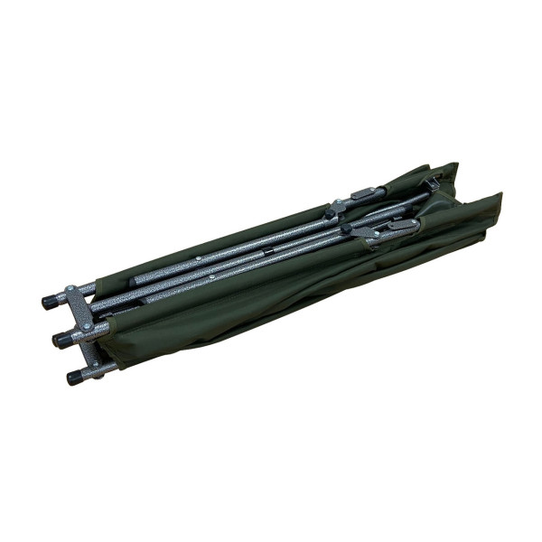 Раскладушка карповая Novator R-4 | Туристическая | Oxford 600 PVC | Стальной каркас | До 120 кг | С чехлом