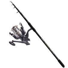 Карповый набор Flagman Magnum Black Carp 3.3 м телескопическое + катушка Magnum CARP Feeder 6000