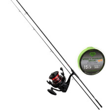 Короповий сподовий набір Carp Pro Cratus Evo 3.6 м - вудилище Cratus Evo NG + котушка Cratus Evo Spod 10000 + шнур у подарунок