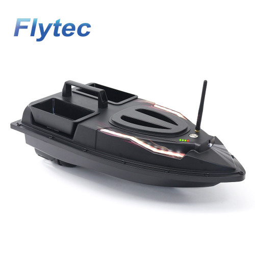 Кораблик для прикормки Flytec V700 Подвійний Бункер Дисплей АКБ 12000 мАг Завантаження 2 кг Дальність 500 м