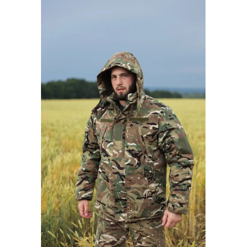 Бушлат Undolini Patriot Мультикам Ріп-Стоп, теплий, легкий, зимовий бушлат для військових, для рибалки