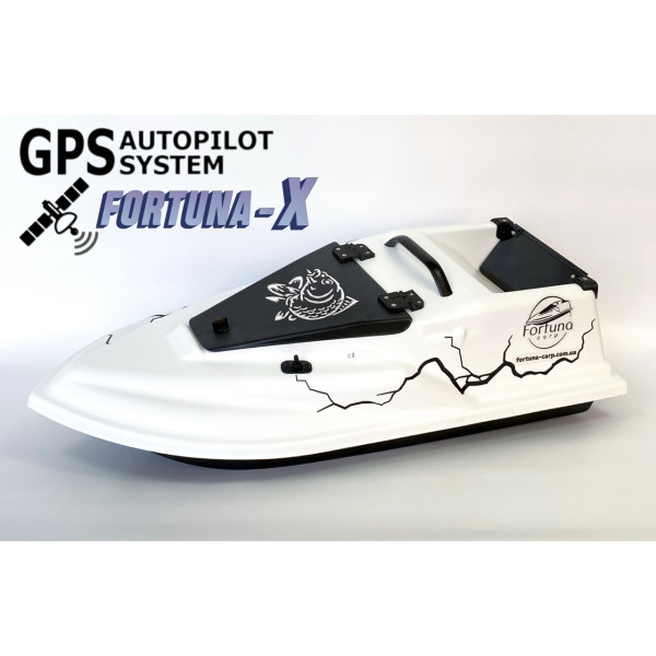 Прикормочний кораблик Фурія Шторм з GPS Fortuna-X