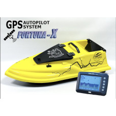 GPS (Fortuna-X) Ехолот Toslon TF300 Прикормочний кораблик Фурія Шторм